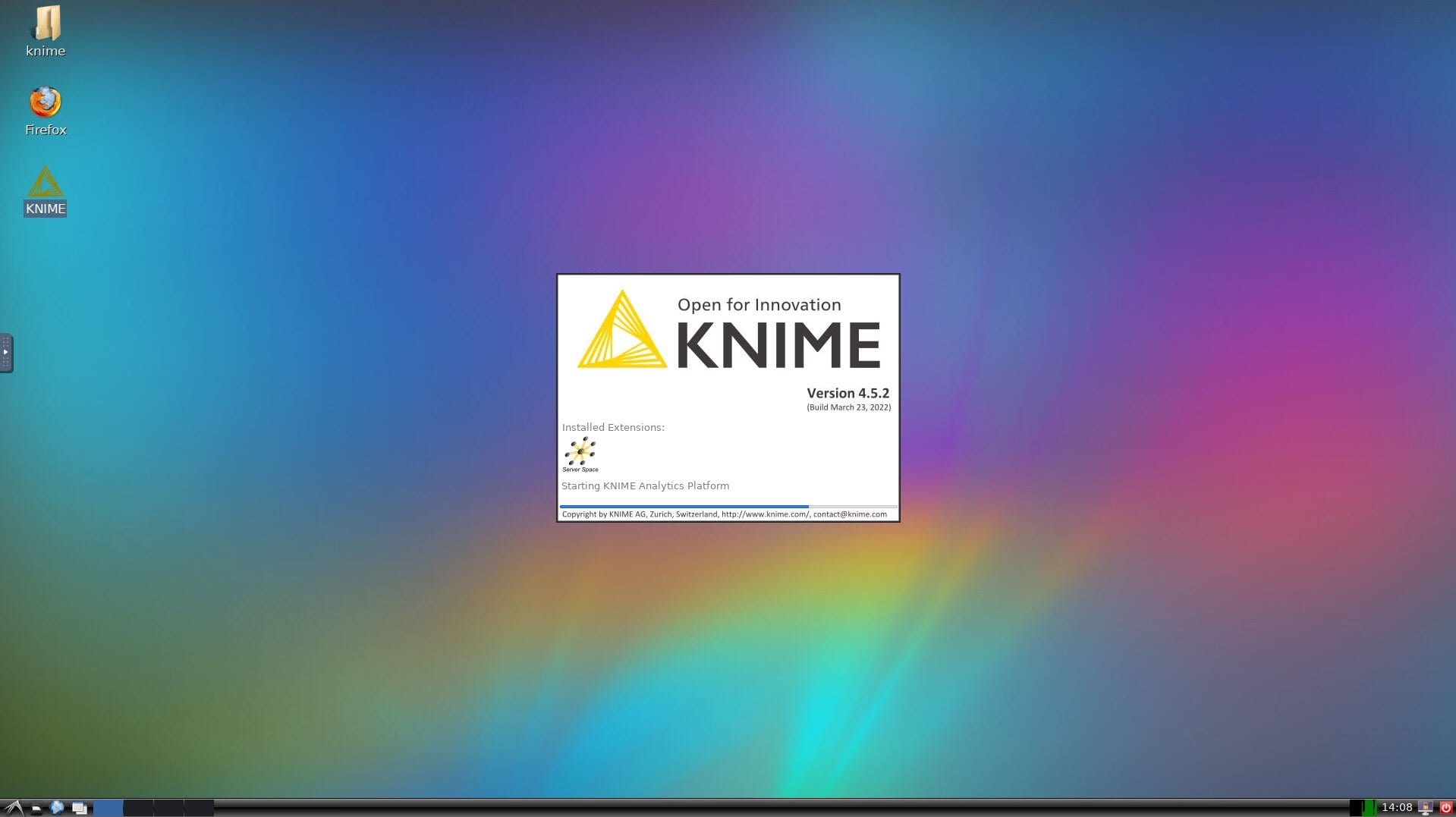 Knime screenshot