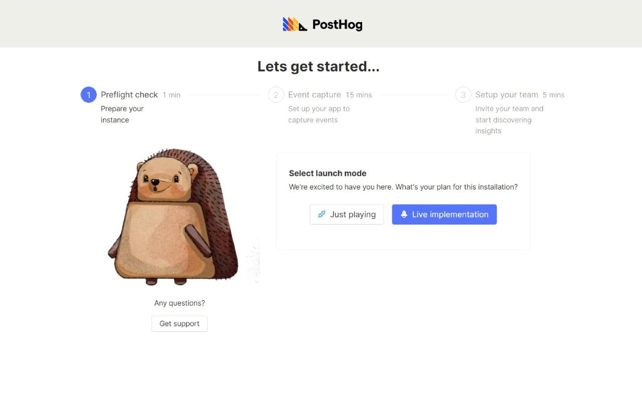 PostHog screenshot