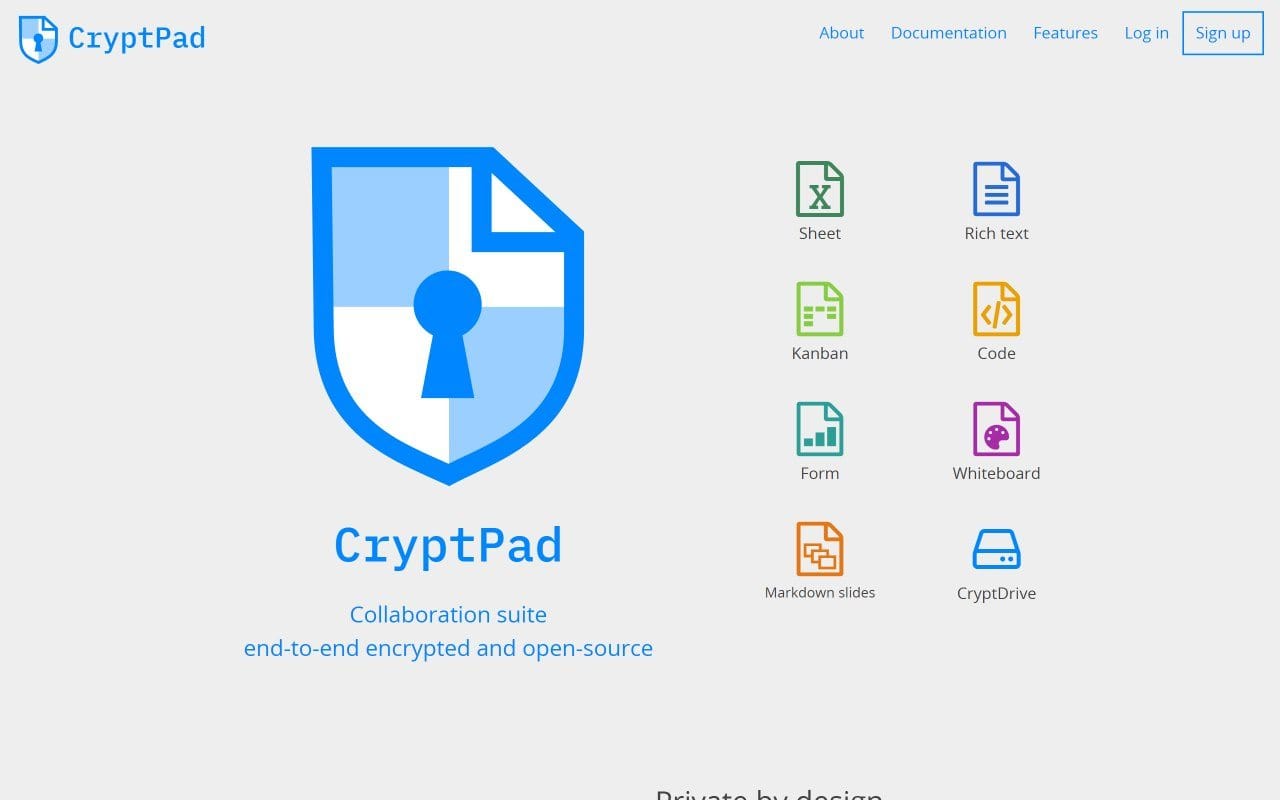 CryptPad screenshot