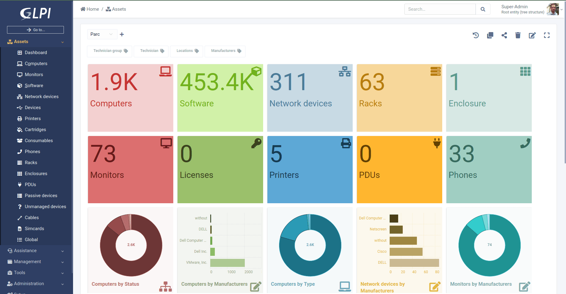 GLPI fully managed open source service | OctaByte.io screenshot