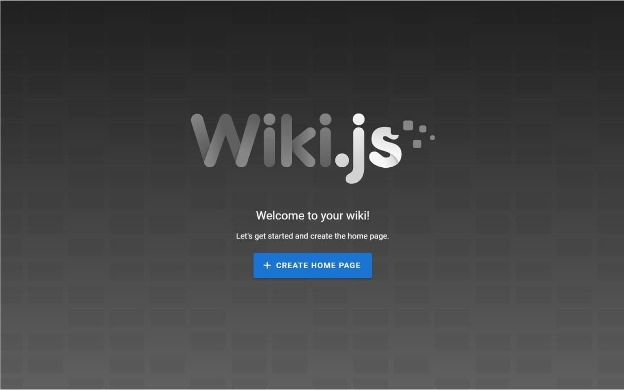 Wikijs screenshot