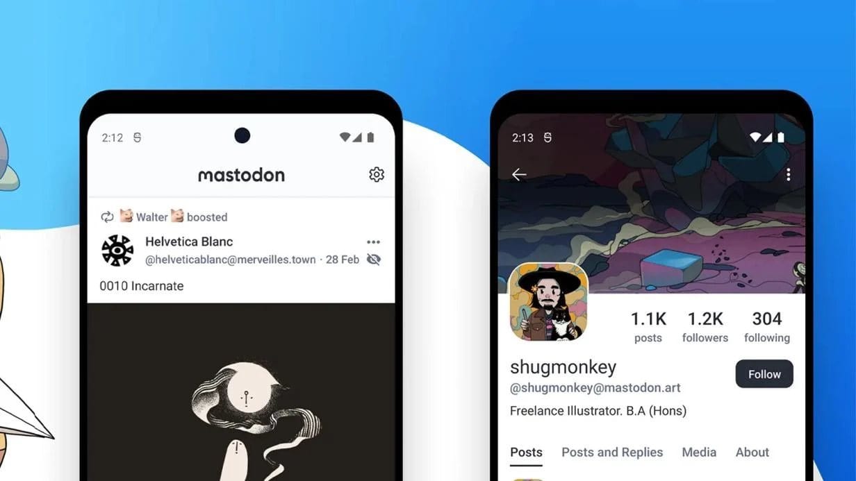 Mastodon screenshot