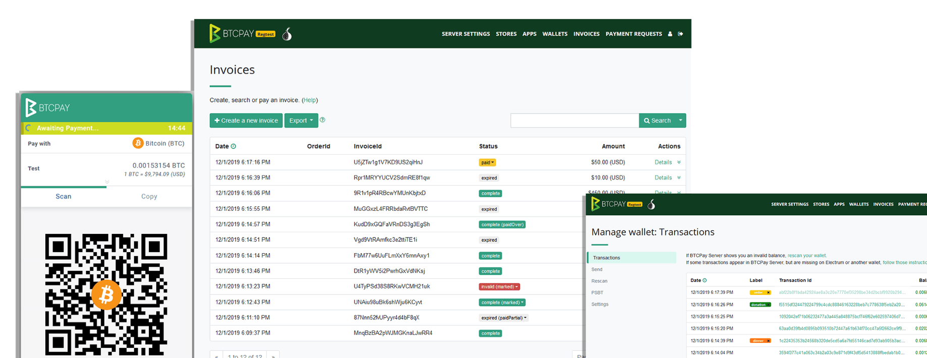 BTCPay screenshot