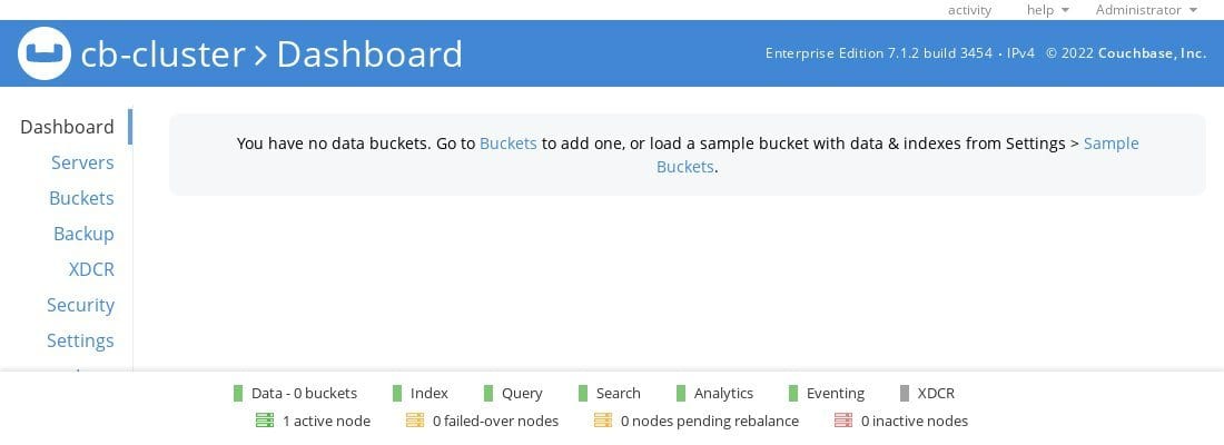 Couchbase screenshot