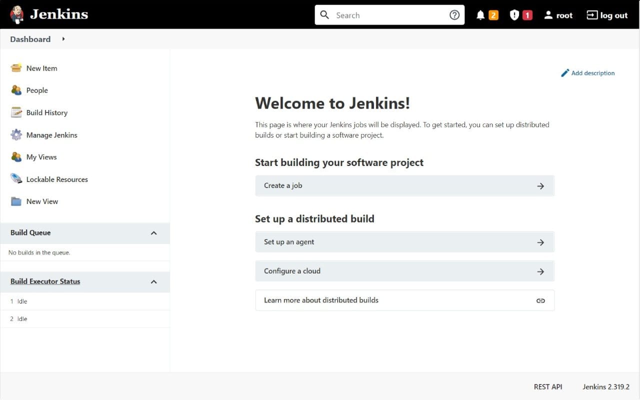 Jenkins screenshot