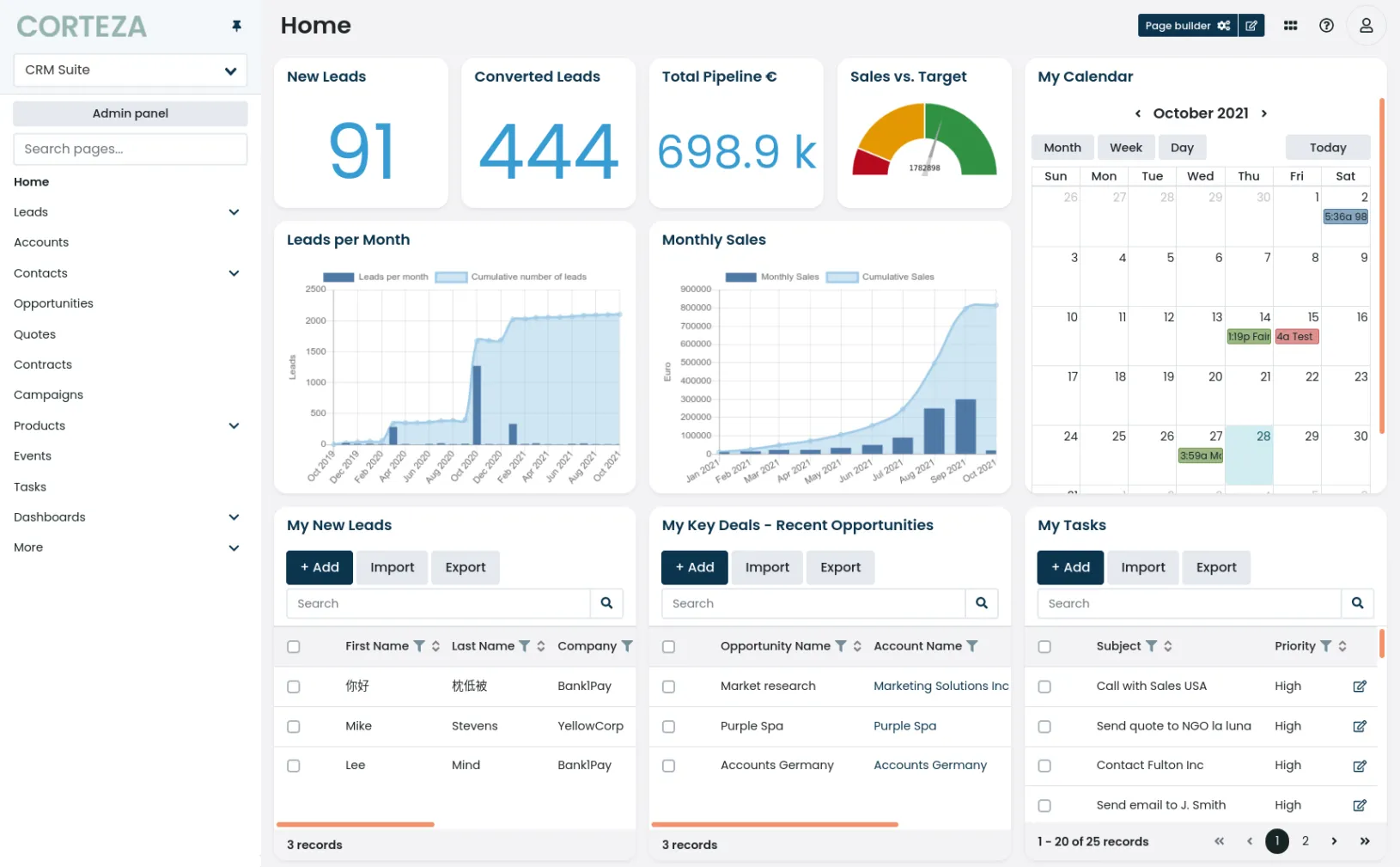 Corteza fully managed open source service | OctaByte.io screenshot