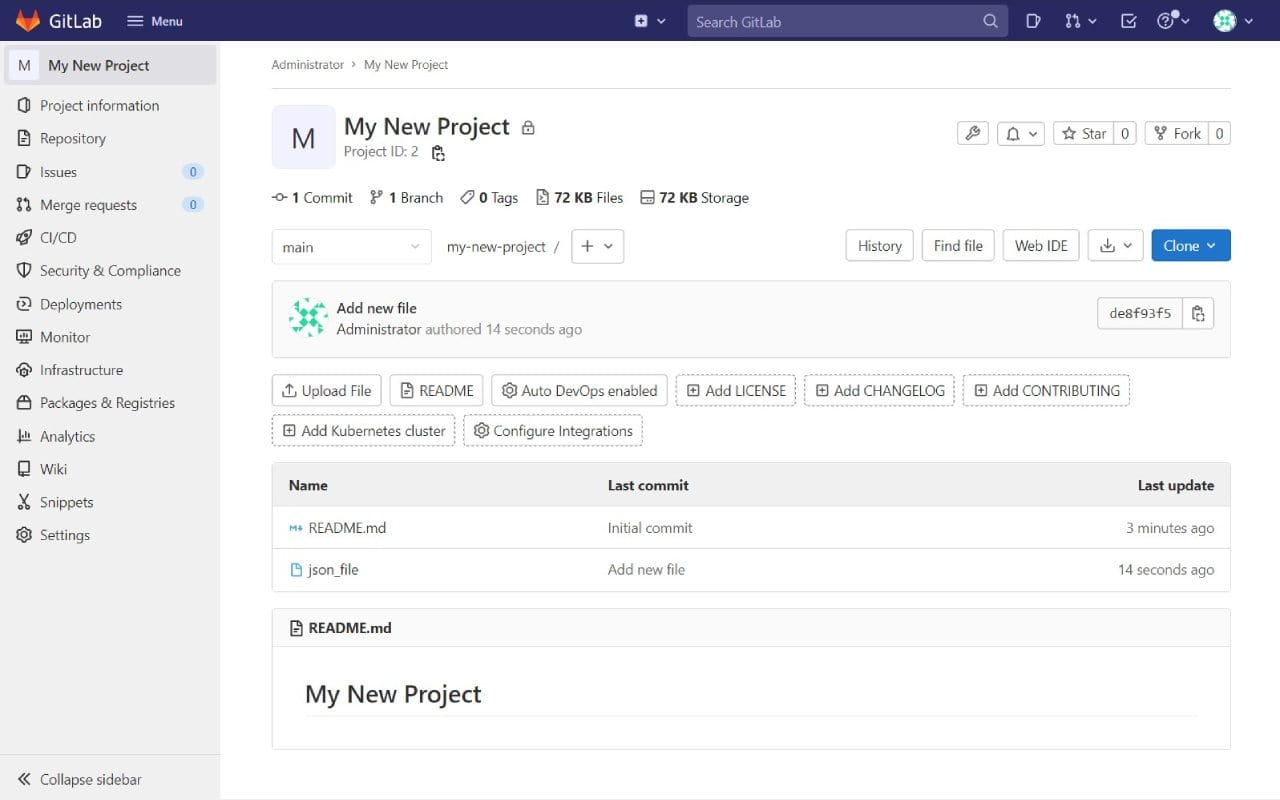 Gitlab fully managed open source service | OctaByte.io screenshot