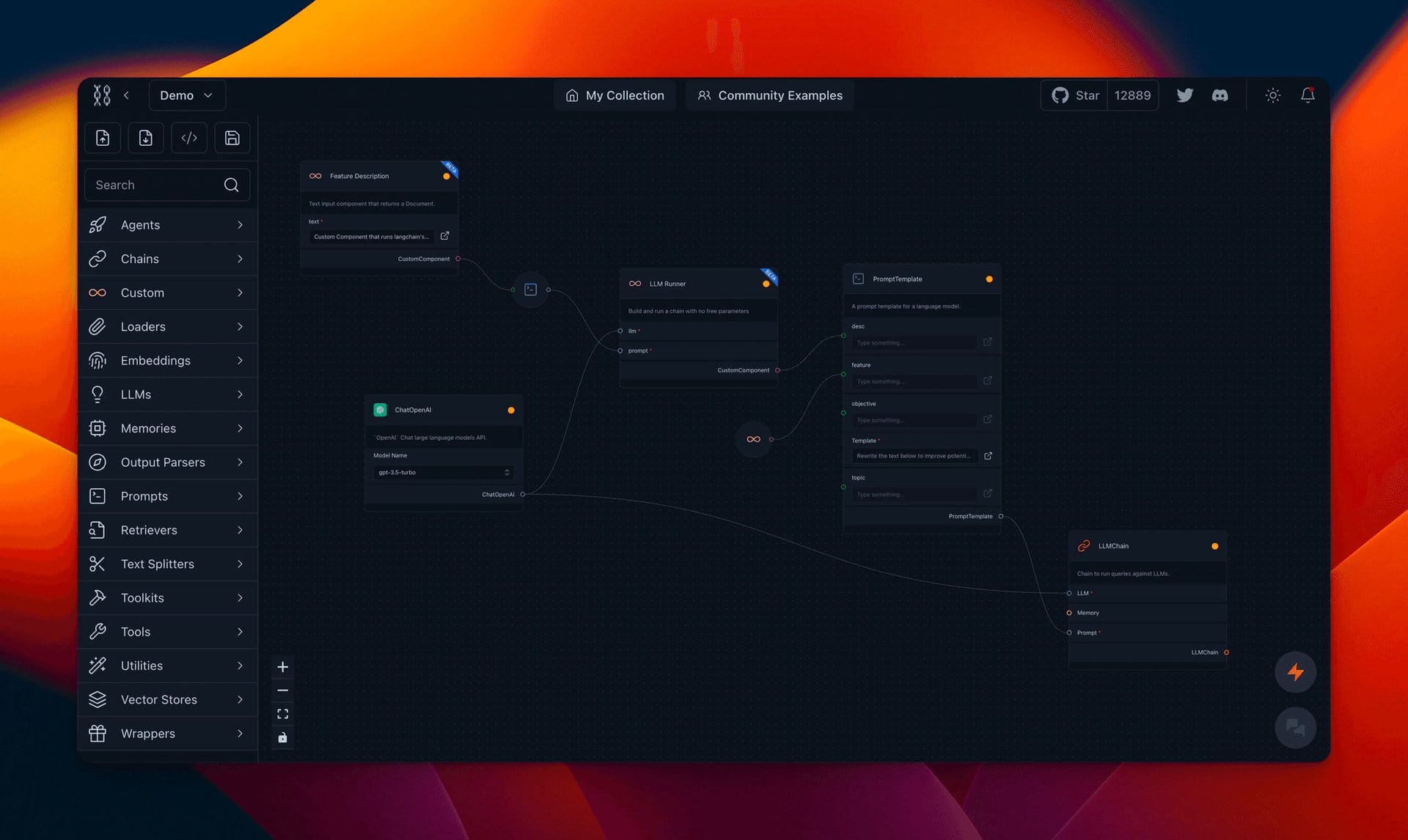 Langflow fully managed open source service | OctaByte.io screenshot