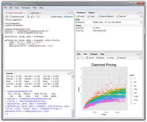 Rstudio screenshot