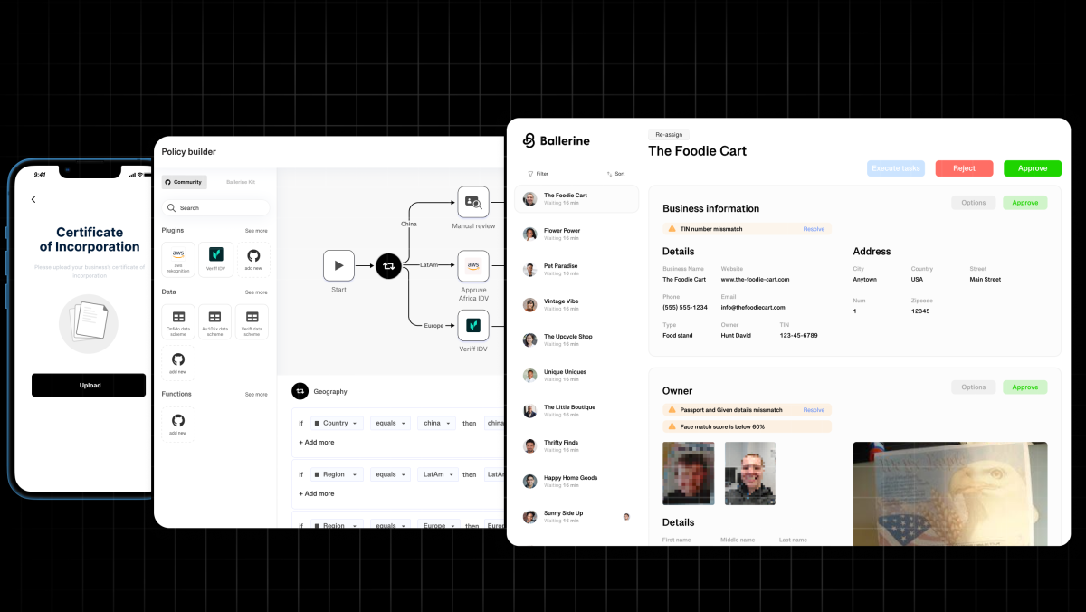 Ballerine fully managed open source service | OctaByte.io screenshot