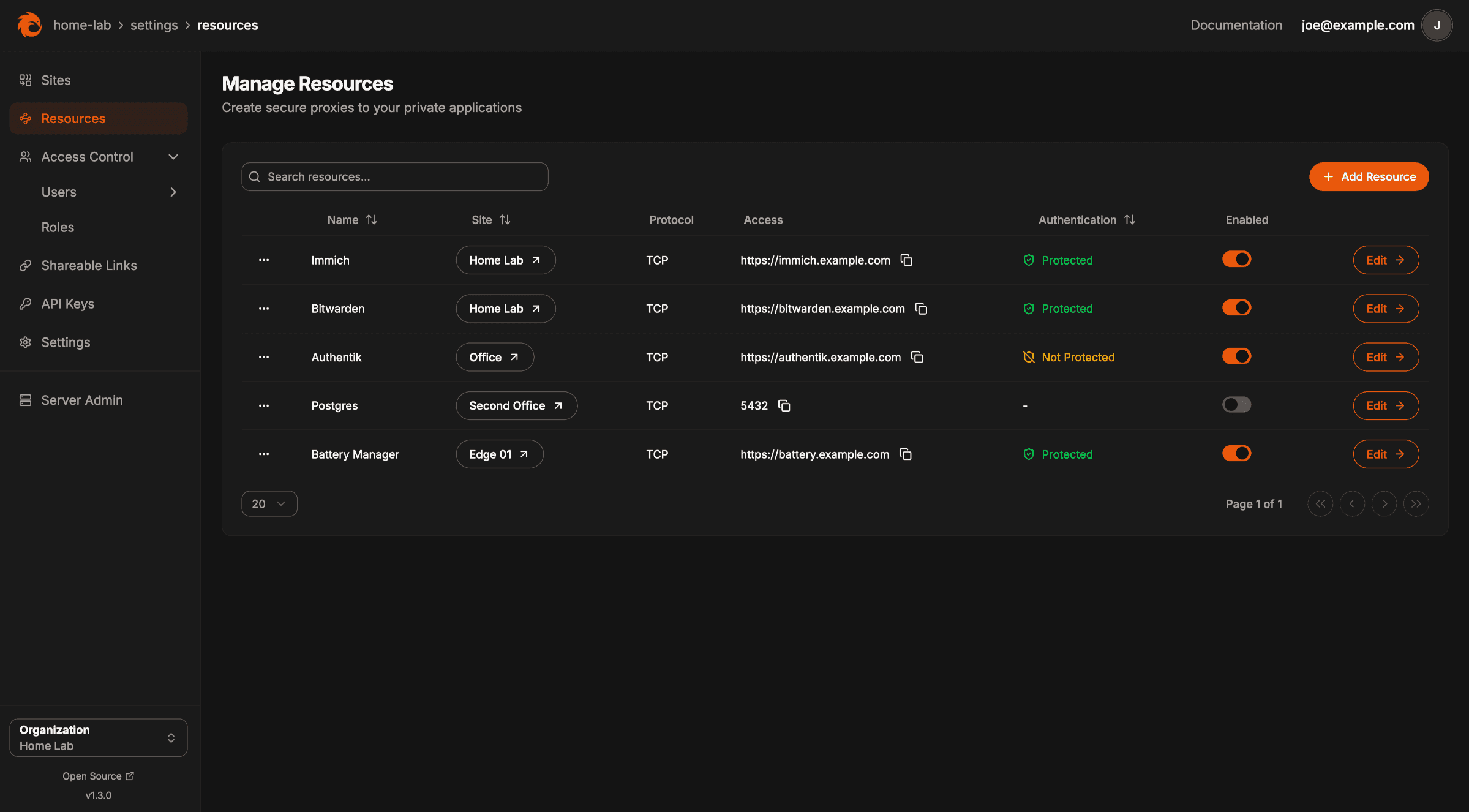 Pangolin fully managed open source service | OctaByte.io screenshot