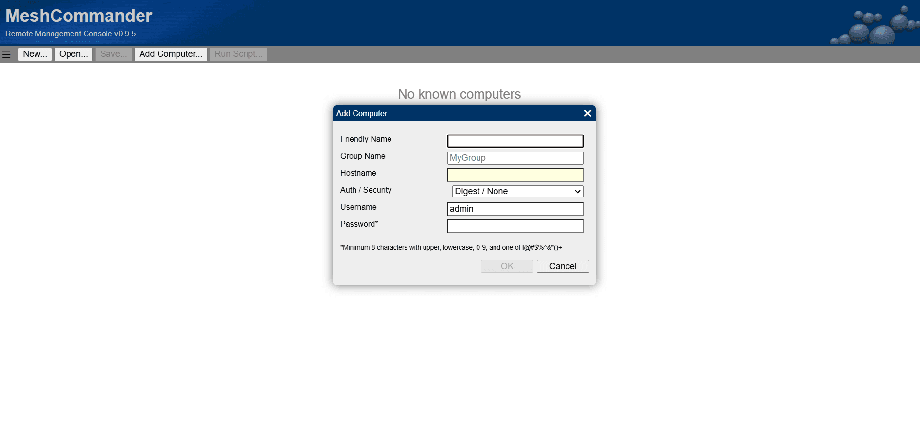 MeshCommander fully managed open source service | OctaByte.io screenshot