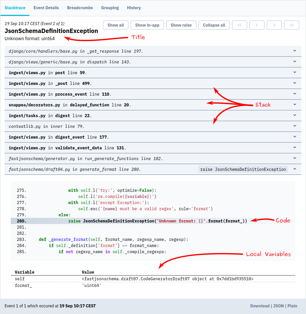 Bugsink fully managed open source service | OctaByte.io screenshot